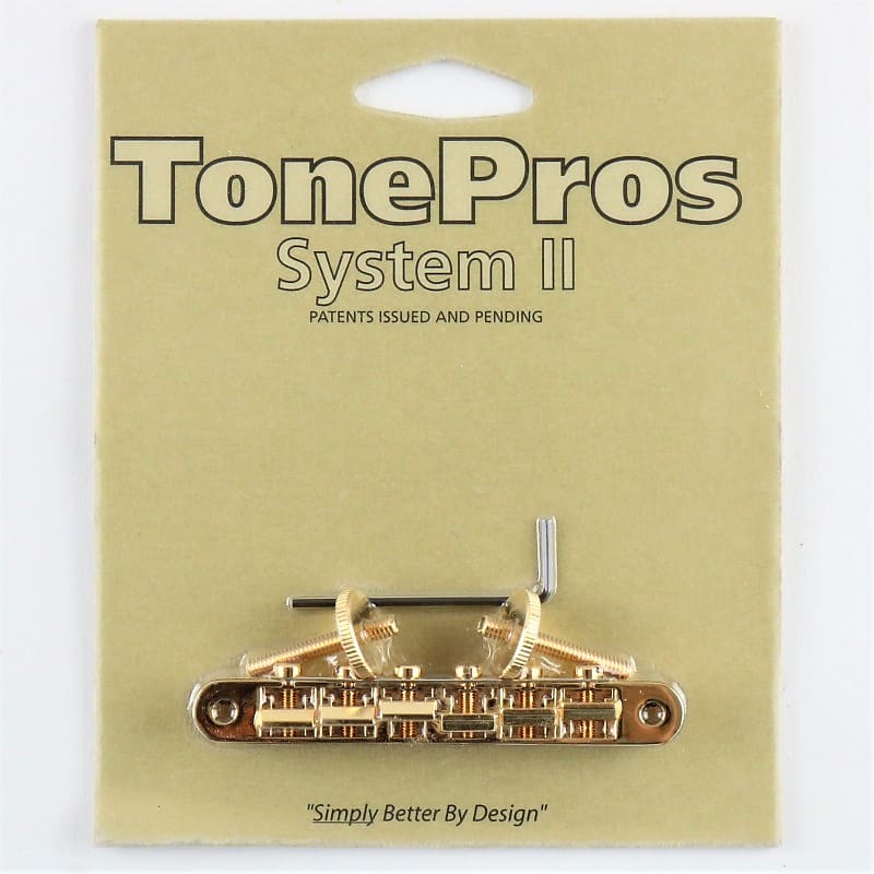 TONEPROS ABR-1 REPLACEMENT TUNE-O-MATIC GOLD image 1