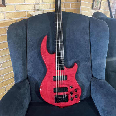 Conklin Groove Tools GT5 fretless mid-00s - Translucent Red for sale