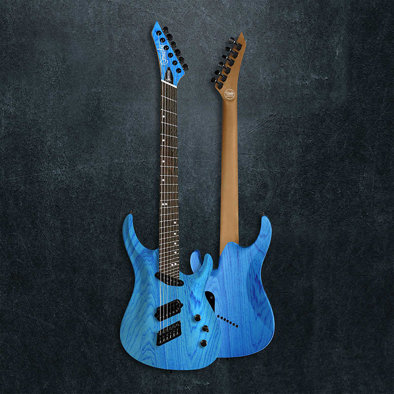 Ormsby [PRE-ORDER] SX GTR Carved Top 6 string Multiscale  2019 Maya Blue image 1