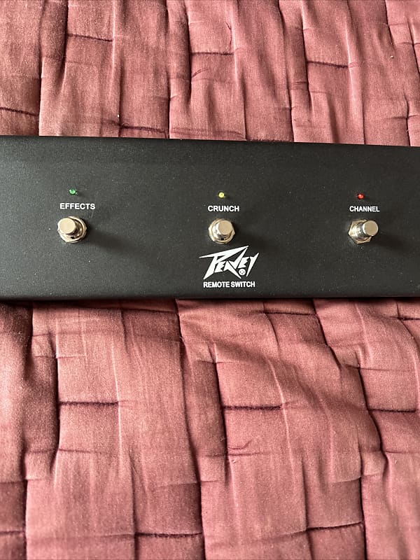 Peavey Remote Switch Effects Crunch Channel 20020 Black Reverb