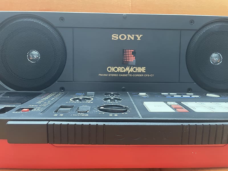 Sony Chordmachine CFS- C7 BOOMBOX SYNTH 1982 | Reverb Brazil