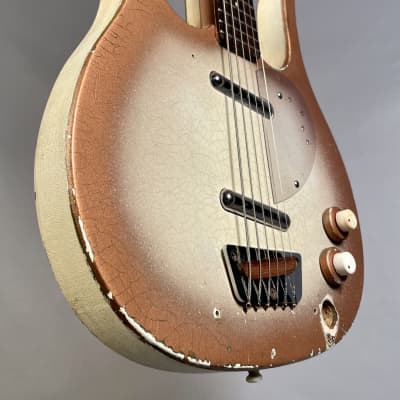 Danelectro Model 4623 Longhorn 6-String Bass Baritone Guitar 1959 Copper Burst image 6