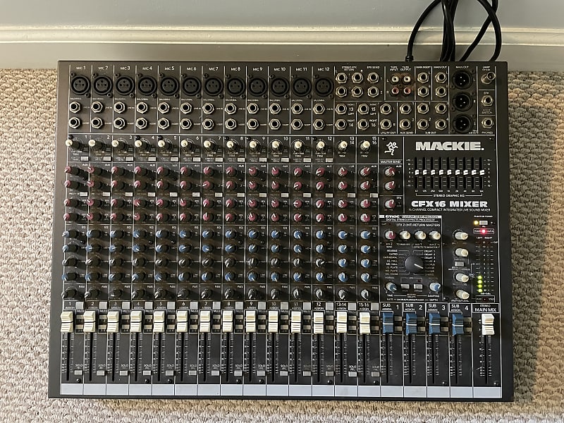 Mackie CFX16 Mixer 16 Channel Compact Integrated Live Sound