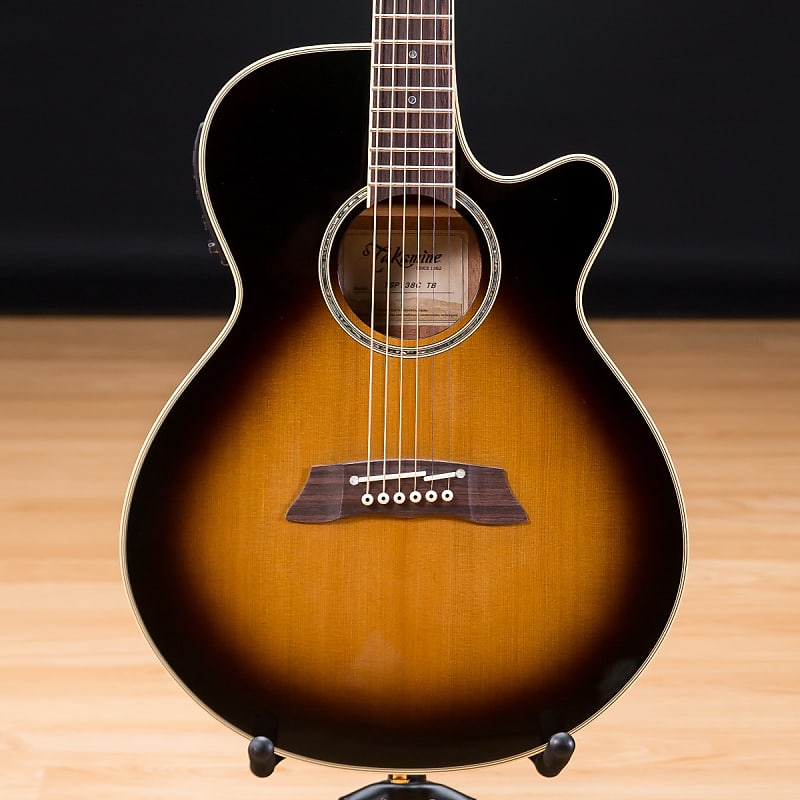 Takamine TSP138C Thinline Acoustic-Electric Guitar - Tobacco Sunburst SN  57010984