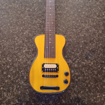 JC Custom Electric Guitars Lemon Drop Lap Steel 2024 - Bright yellow, dark brown image 3