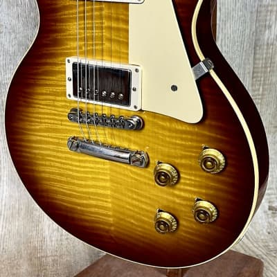 2021 Gibson Gibson Custom Shop Murphy Lab 1959 Les Paul Standard Reissue - Chambered - Royal Tea Burst Ultra Light Aged image 7