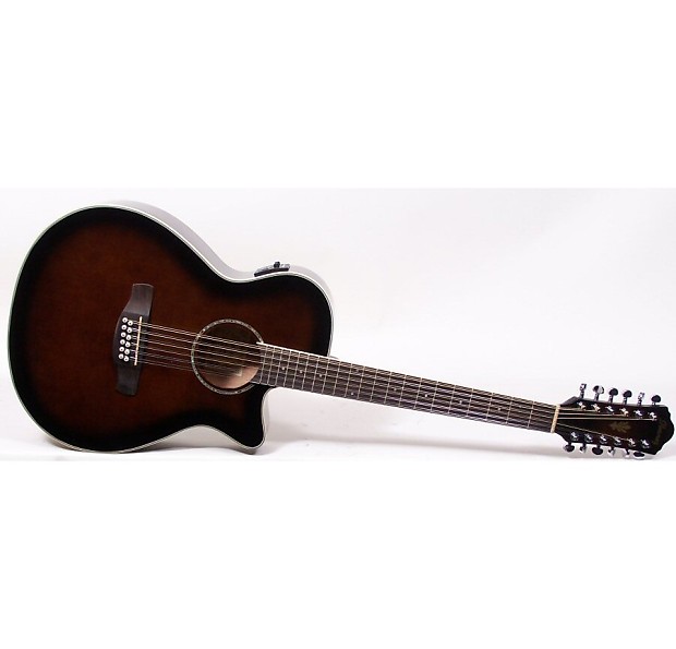 Ibanez AEG1812IIDVS AEG 12-String Acoustic-Electric Guitar Dark Vintage Sunburst image 1