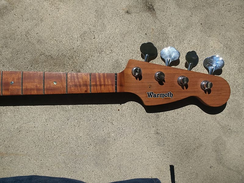 Warmoth Jazz Bass Neck Roasted Maple