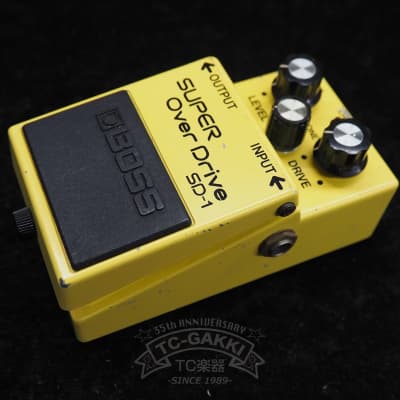 【最初期品】ボスSUPER Over Drive SD-1 1981年　日本製 BOSS SD-1 SUPER over drive '81 MADE IN JAPAN US