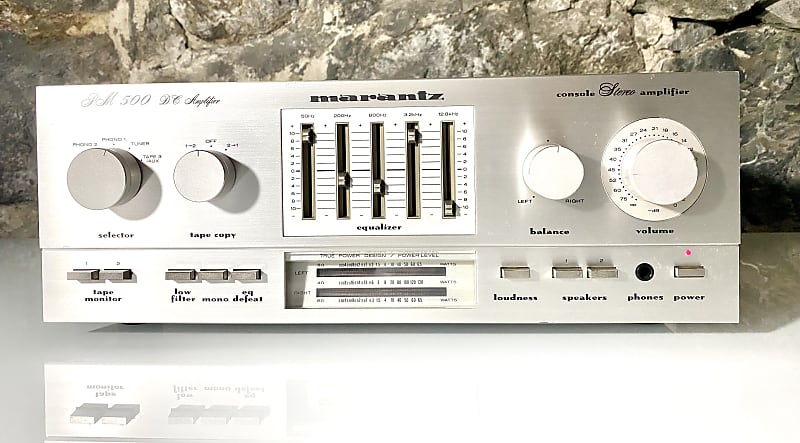 マランツ marantz PM500 MARANTZ PM500 DC POWER AMPLIFIER.Serviced,Recapped,Working