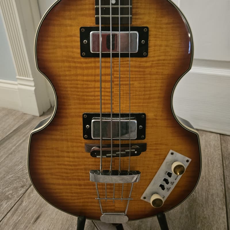 Greco Violin Beatle Bass VB-500 1983 Japan Vintage Sunburst | Reverb