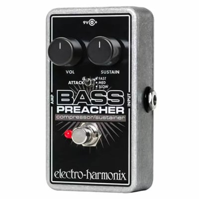 Electro-Harmonix EHX Bass Preacher Compressor/Sustainer Effects Pedal image 2