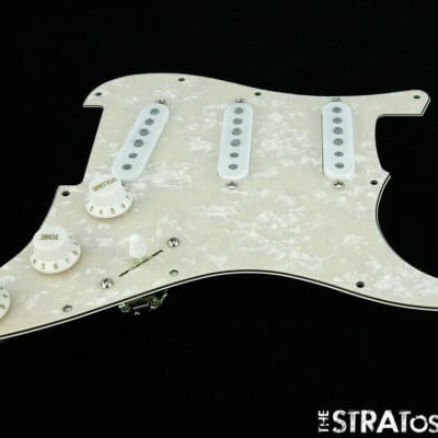 NEW Fender Stratocaster LOADED PICKGUARD C Shop Fat 50s Aged Pearloid 11 Hole image 1