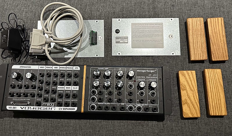 Moog Moogerfooger CP-251 and VX-351 with Rack and Extras image 1