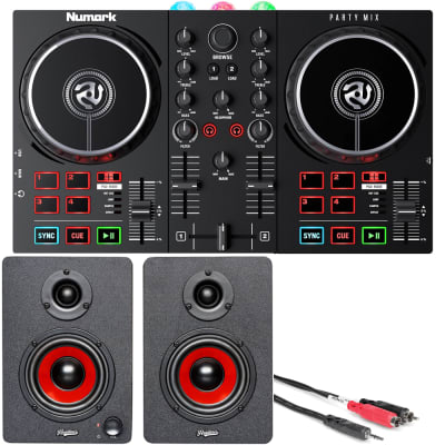 Numark PARTY MIX LIVE DJ Controller with Speaker and Lights - Mile High DJ  Supply
