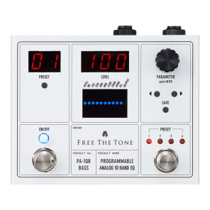 Free The Tone PA-1QB Programmable 10-Band Analog Bass EQ