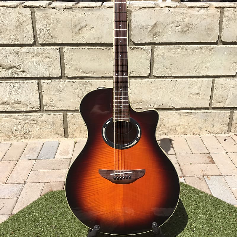 Yamaha APX500II FM Acoustic/Electric Thinline Sunburst | Reverb