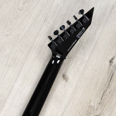 ESP LTD Kirk Hammett Signature Demonology Guitar, Ebony Fretboard, Black image 9