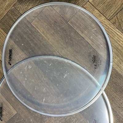 Sonor by Remo Batter Tom Fusion Size Drum Heads Skins Set Of 3 #NV10 image 7