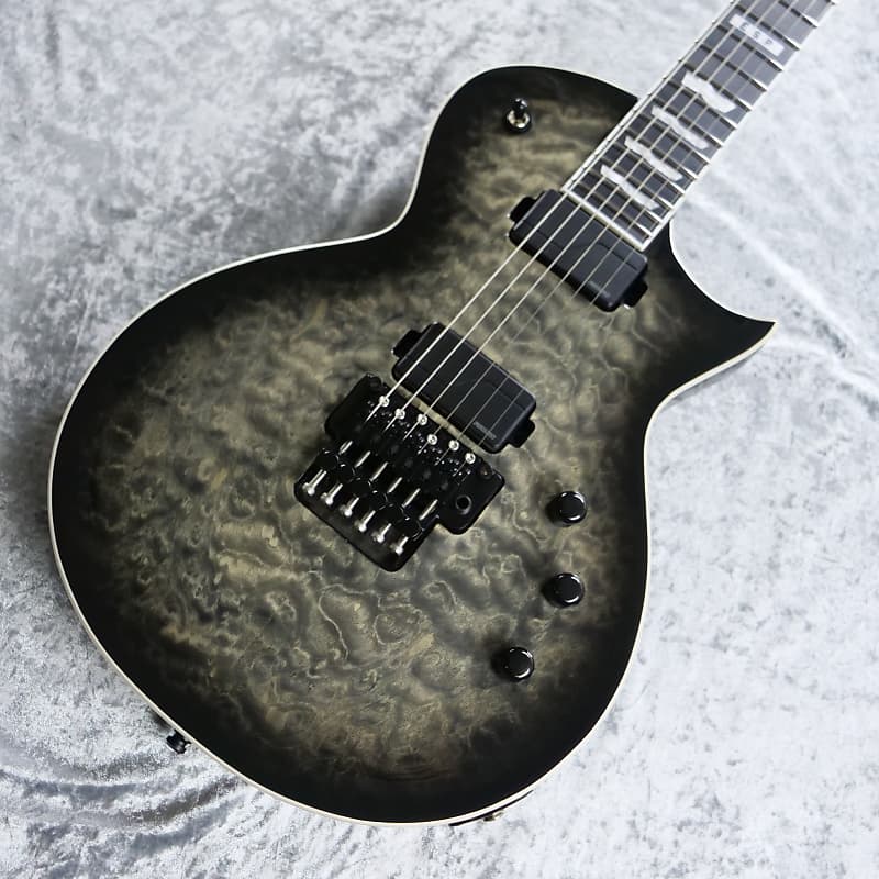 ESP E-II Eclipse QM FR Charcoal Burst [Made in Japan!!] | Reverb