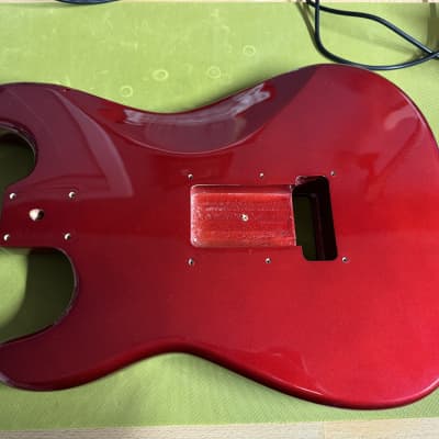 Unbranded Strat style body AS IS - Candy apple red image 5