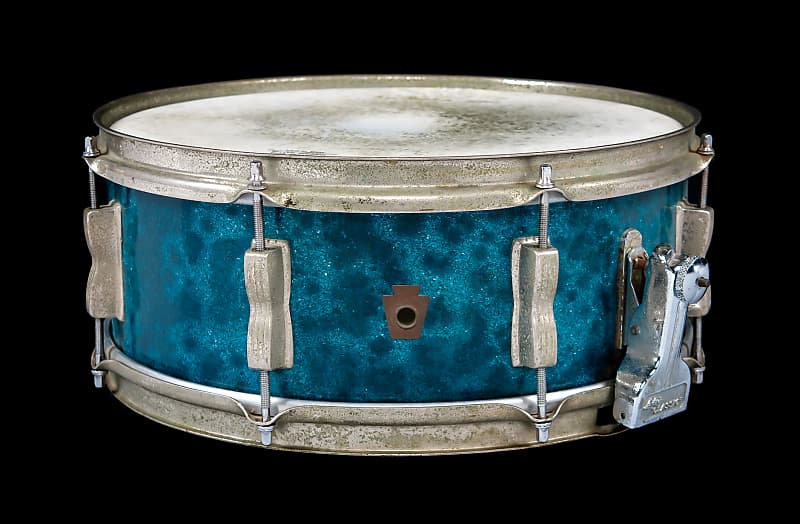 WFL No. 900 Buddy Rich Super Classic 5.5x14" 8-Lug Snare Drum with P-87 Strainer 1948 - 1959 image 4