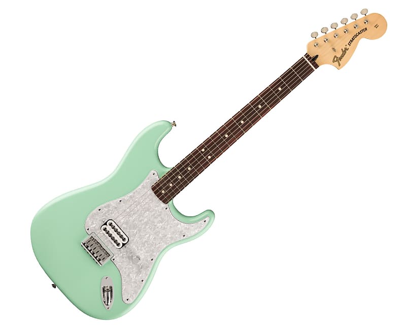 Used Fender Ltd. Ed. Tom Delonge Stratocaster - Surf Green w /Rosewood FB image 1