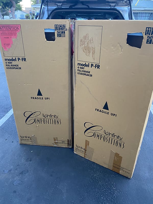 Infinity prelude speaker  pair Pfr 1999 - Black  			