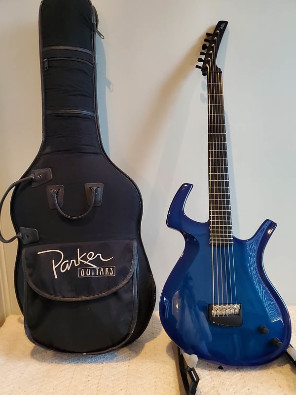 Parker Fly Bronze 2006 - blueboy w/gig bag- Possibly the only one image 1