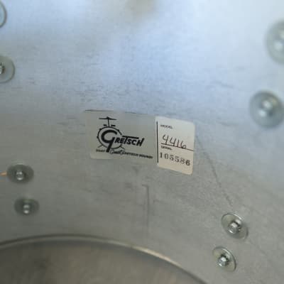 1981 Gretsch Stop Sign Badge 9x13" Tom - Black Nitron image 6