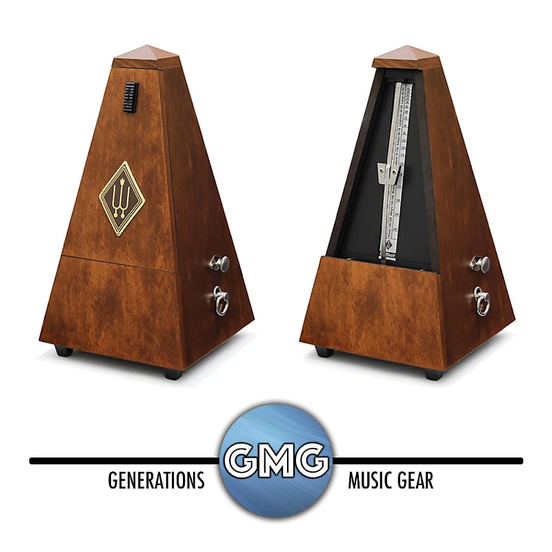 Wittner MAELZEL 813M 800/810 Series Metronome. Wood Casing WALNUT Color With Bell **FREE SHIPPING!** image 1