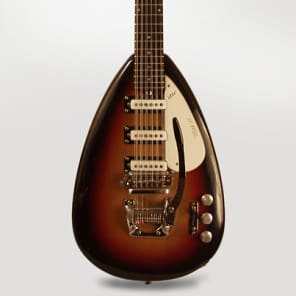 Vox  Mark XII 12 String Solid Body Electric Guitar (1966), ser. #239151, original grey hard shell case. image 1