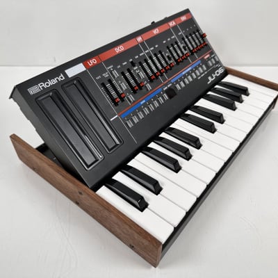 Roland JU-06 Synthesizer with K-25m Keyboard, Wood Panels