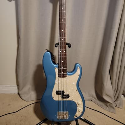 Fender Standard Precision Bass with Rosewood Fretboard 1991 - 2008 Lake Placid Blue image 1