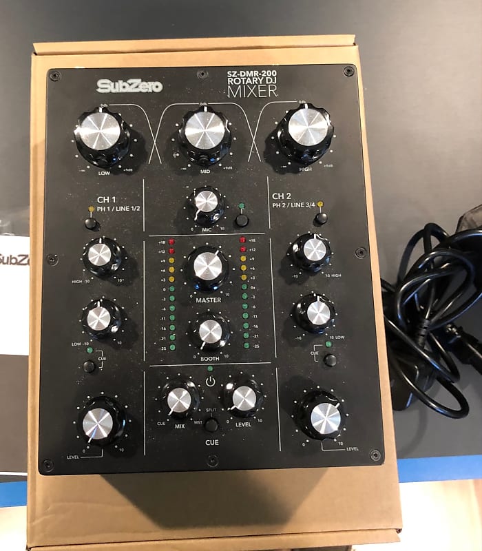 Subzero 2 Channel Rotary Mixer 2020 Black Reverb