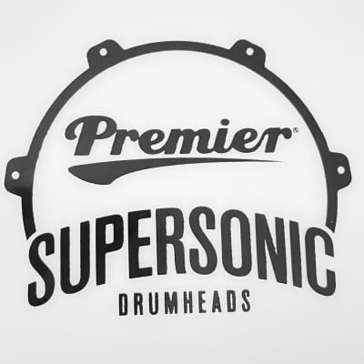 Premier 22" Bass Drum Resonant Head White image 2