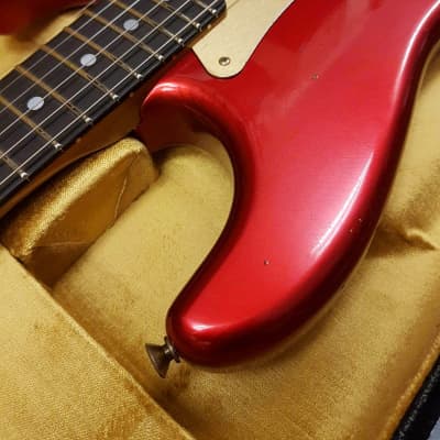 Fender Custom Shop Limited Edition Stratocaster Roasted "Big Head" Relic Aged Candy Apple Red image 4
