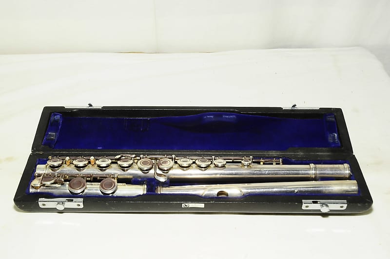 Muramatsu Flute Standard Model All Silver 1976 Hard Reverb Australia