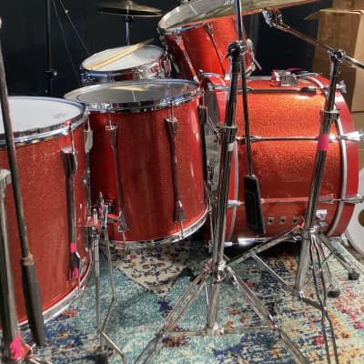 "Wild" Mick Brown's Dokken, Custom 1980s Tama Artstar II 4-Piece Set. 26", 18", 16", 14". image 11