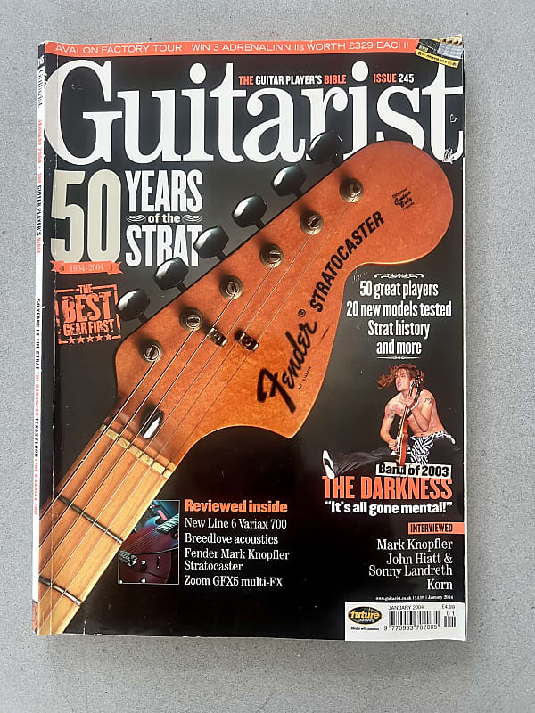 Guitarist Magazine UK Fender Stratocaster 50th Anniversary Reverb