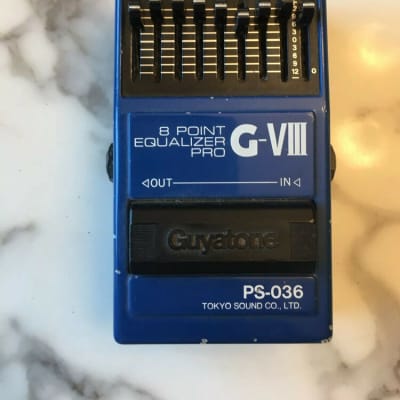 Guyatone PS-036 G-VIII 8-Point Equalizer Pro Rare Vintage Guitar Effect  Pedal | Reverb Australia