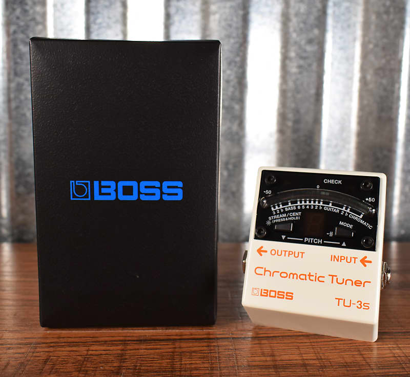 Boss TU-3S Chromatic Tuner Guitar & Bass & Effect Pedal Power Supply image 1