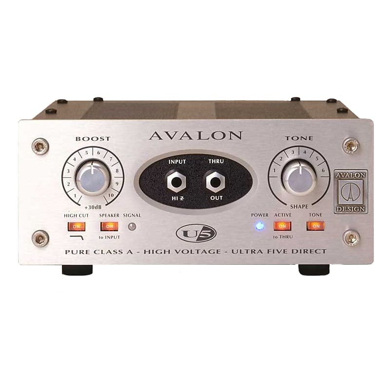 Avalon U5 Single-Channel High Voltage Instrument DI Preamp image 1