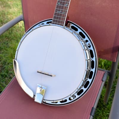 Capek Scarab five string (flathead + archtop tone ring) image 9