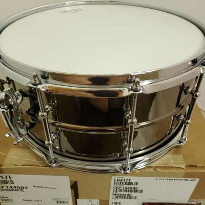 Ludwig Black Beauty | In Stock | 6.5x14" Smooth Shell Brass Snare Drum w/Tube Lugs LB417T | Authorized Dealer image 3