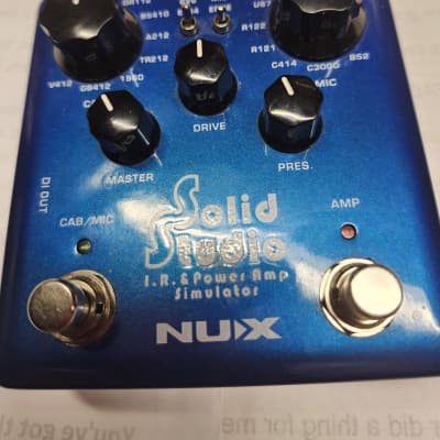 NUX Solid Studio IR Loader and Power Amp Simulator Pedal NUX Solid Studio IR Loader and Power Amp Simulator Pedal