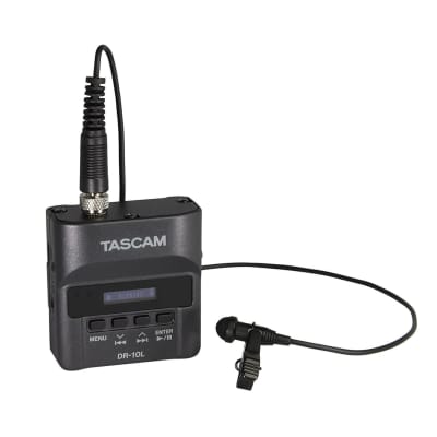 Tascam DR-10L Compact Digital Audio Recorder and Lavalier Mic Combo (2 Pack) image 2