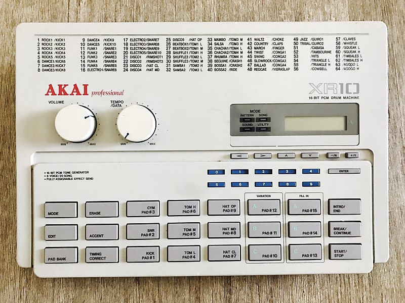 Akai XR10 Vintage Drum Machine Reverb