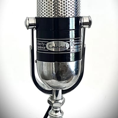 Rare Vintage 1960's CALRAD VM-12 Velocity Ribbon Microphone, works great w/stand image 3