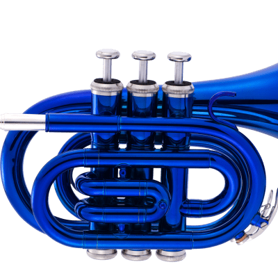 John Packer JP159BL Bb Pocket Trumpet - Blue